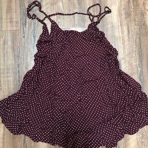 Brandy Melville polka dot tank